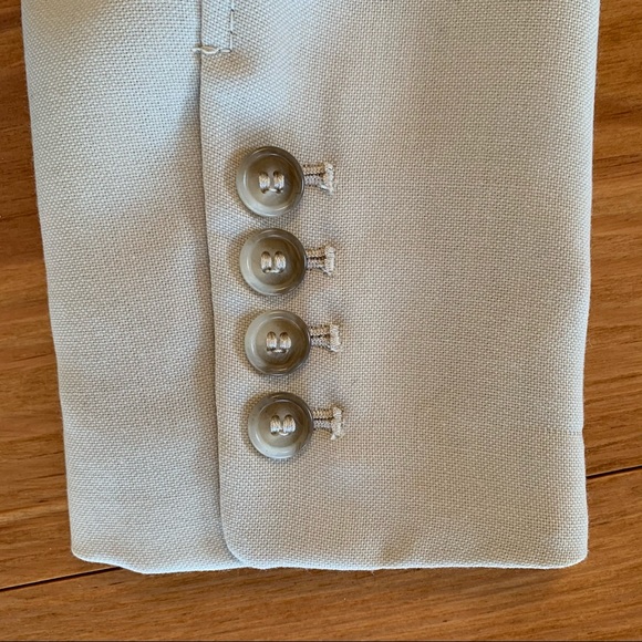 Ann Taylor 2 Piece Beige Suit Jacket and Skirt - Picture 8 of 16